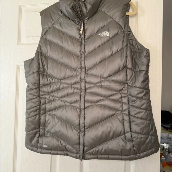The North Face Women's Silver Puffer Vest - Picture 1 of 3